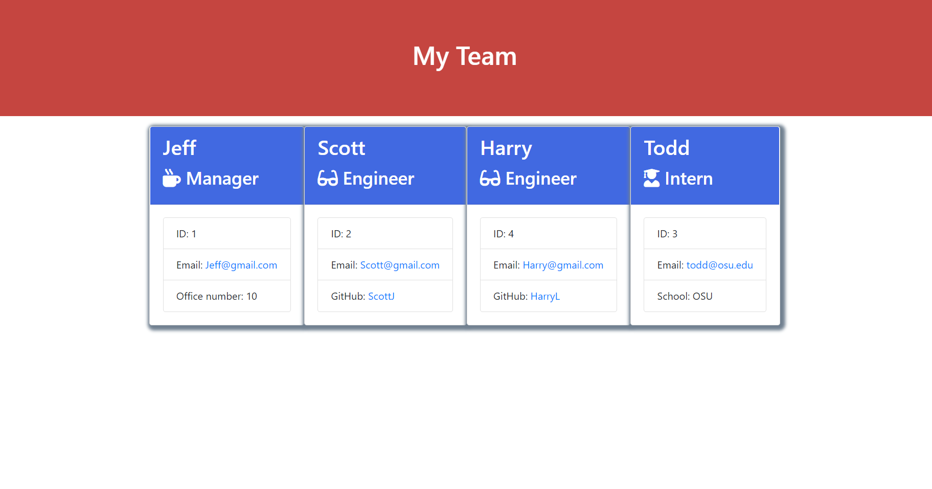 Template Enging app